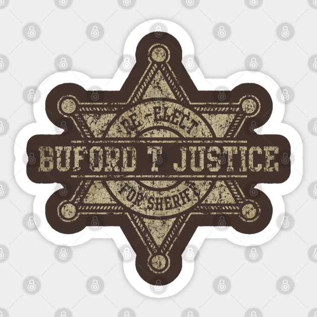 Buford T Justice Sticker by DESIPRAMUKA